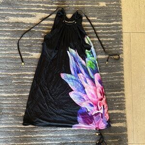 Vintage Roberto Cavalli Black Floral Blouse